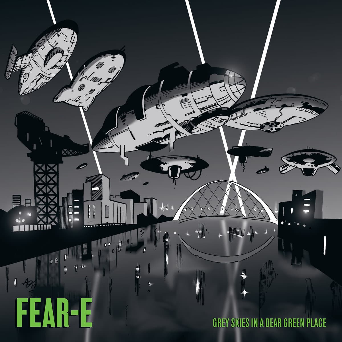 GREY SKIES IN A DEAR GREEN PLACE — FEAR-E | Vinilo